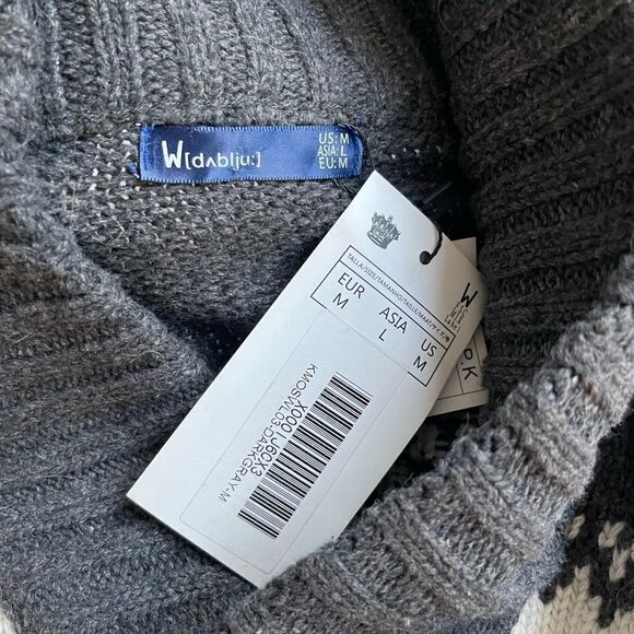 NWT winter snowflake sweater oversized size Medium - Picture 4 of 5